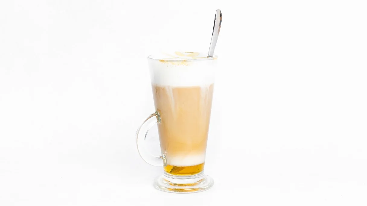 Roasted hazelnut latte