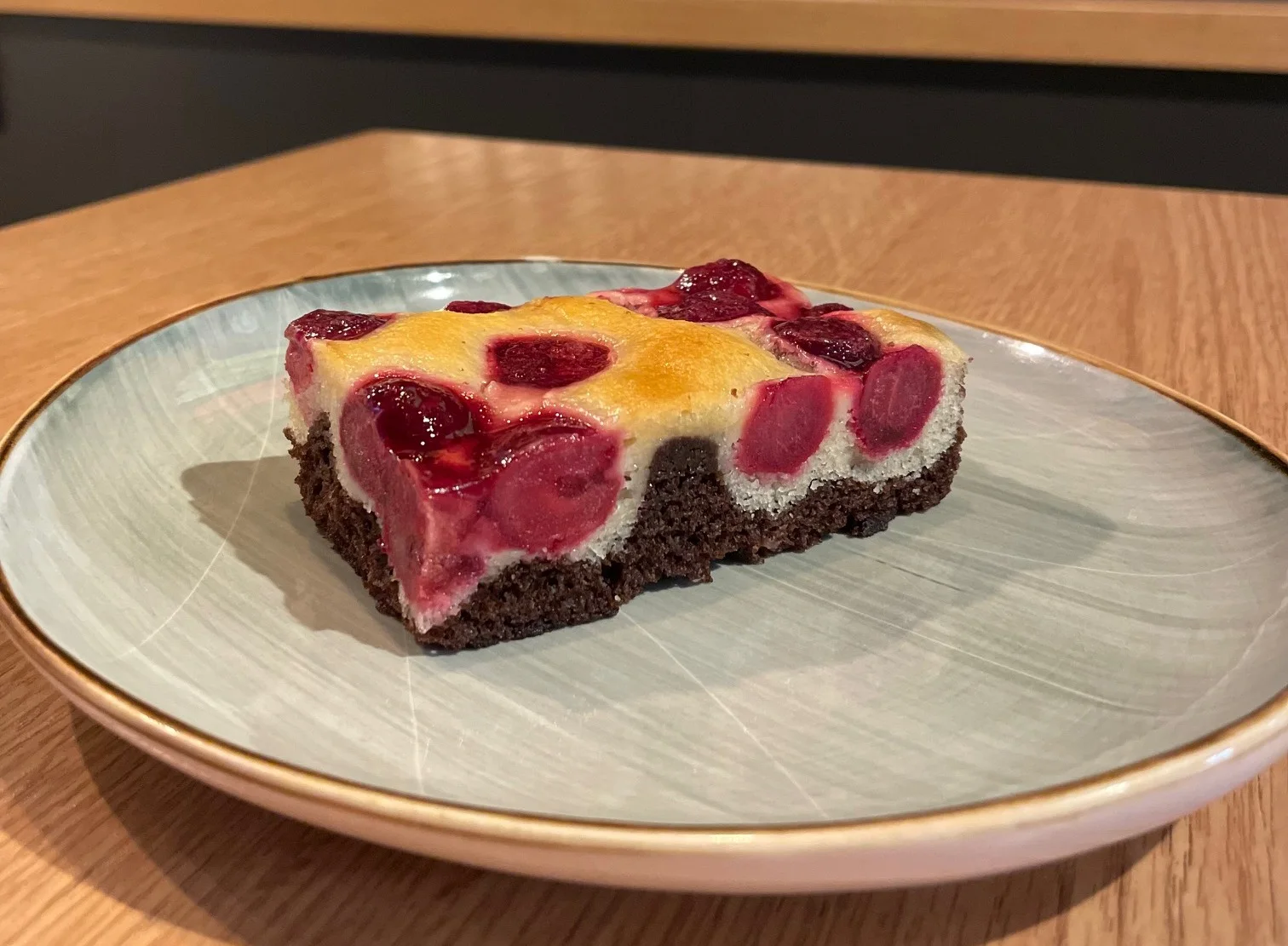 Cherry chocolate marble